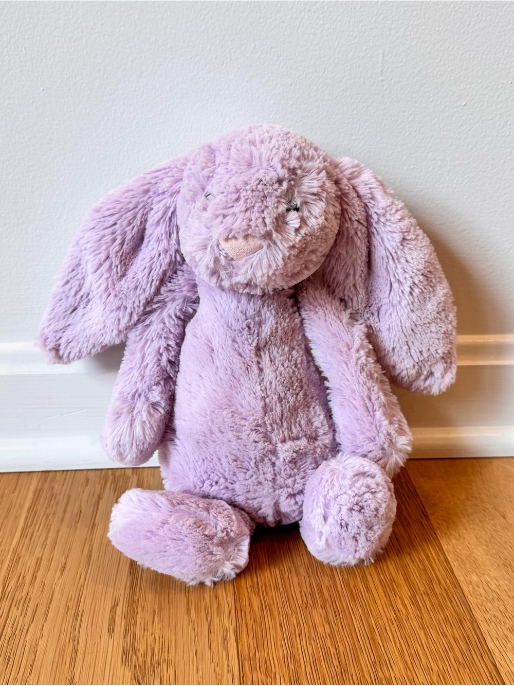 Jellycat Bashful Lilac Bunny Pastel Purple Bunny Stuffed Animal Plush Medium 12"